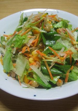 お腹元気!!10種の野菜サラダ♬-レシピのメイン写真