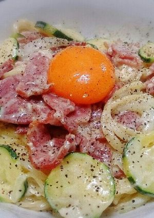 カルボナーラ風！簡単クリームパスタ☆-レシピのメイン写真