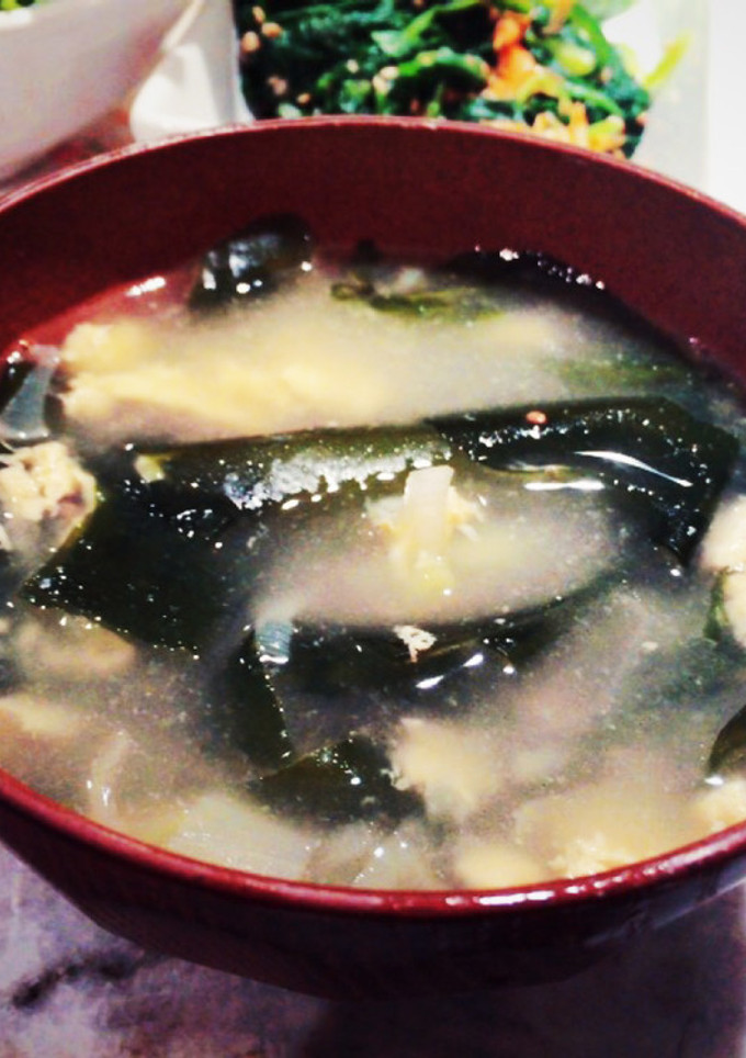 簡単☆ワカメの中華風スープ-レシピのメイン写真