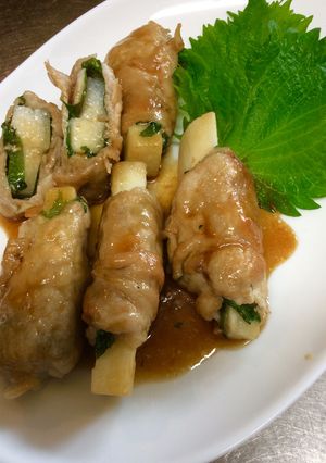 長芋と大葉の豚肉巻き-レシピのメイン写真