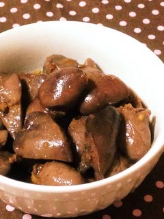 鶏レバー・ハツの甘露煮☆(生姜甘辛煮)-レシピのメイン写真