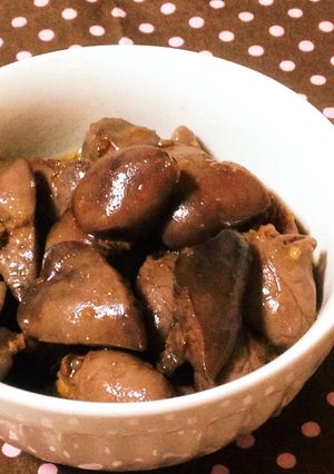 鶏レバー・ハツの甘露煮☆（生姜甘辛煮）-レシピのメイン写真
