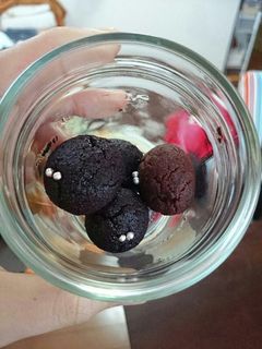 【お菓子】焼きチョコ風スポンジボール-レシピのメイン写真