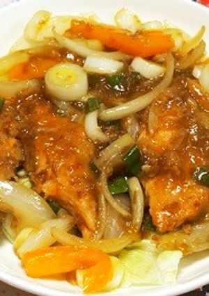 鮭の竜田風甘辛おかかだれ-レシピのメイン写真