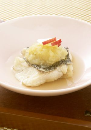 <おいしく減塩>たらのりんごソース-レシピのメイン写真