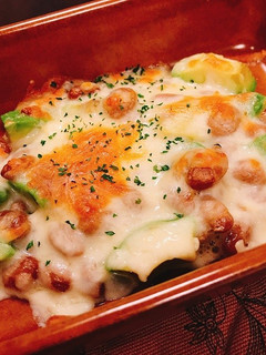 アボカドと納豆のチーズ焼き-レシピのメイン写真