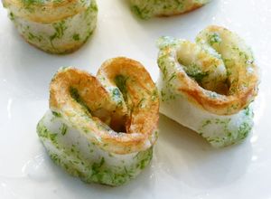 揚げ焼きで簡単♪　ハート竹輪の磯辺揚げ♡-レシピのメイン写真