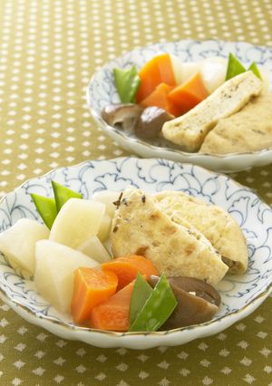<減塩>がんもどきと根菜のうす炊き-レシピのメイン写真