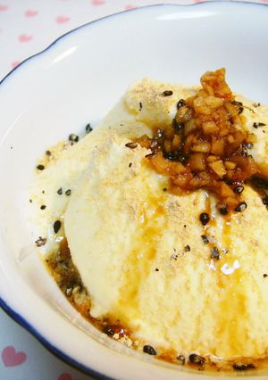 酢しょうが＆黒蜜woアイスクリームにon-レシピのメイン写真