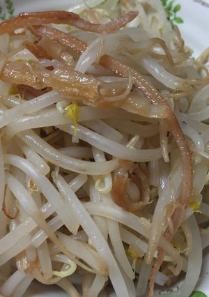 超簡単激安おつまみ！さきイカもやし-レシピのメイン写真