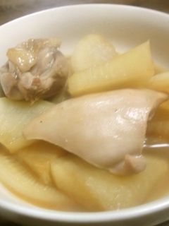 焼き大根と鶏肉の煮物-レシピのメイン写真