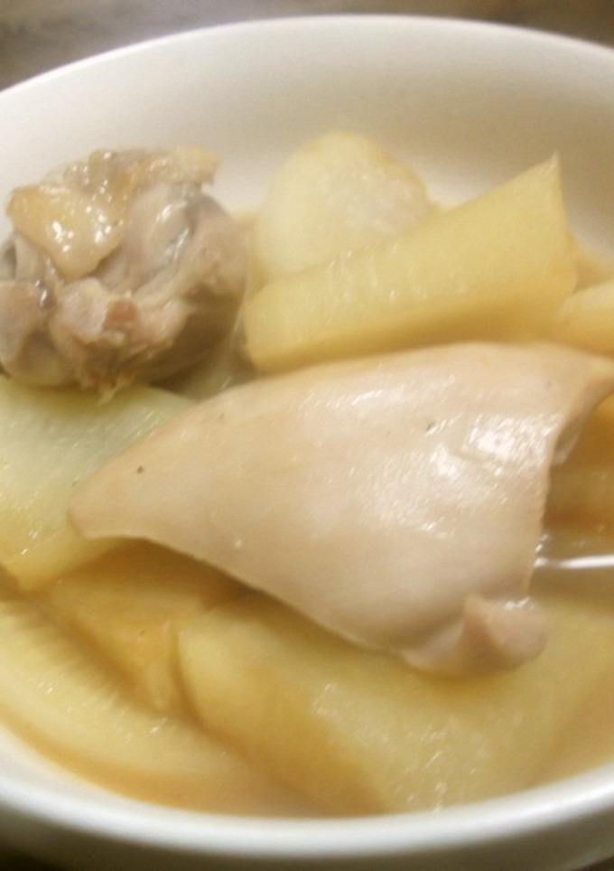 焼き大根と鶏肉の煮物-レシピのメイン写真