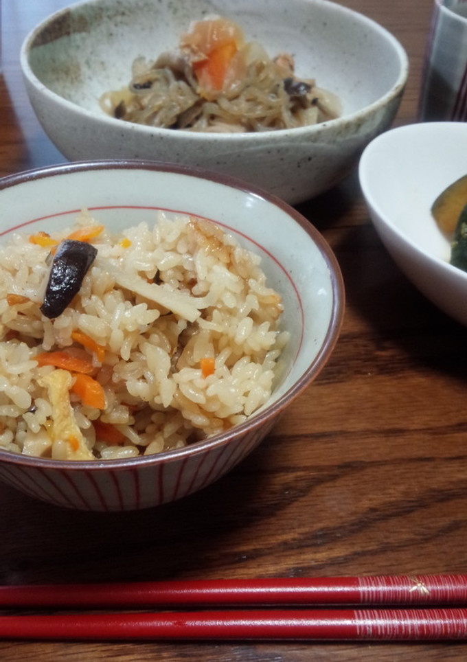 ごぼうの炊き込みご飯-レシピのメイン写真