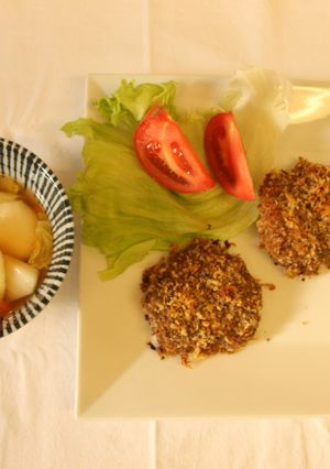 野菜たっぷり焼きメンチカツ-レシピのメイン写真