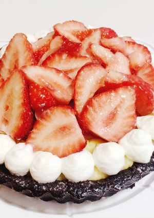 いちごとオレオのタルト♡-レシピのメイン写真