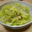 キャベツとしらすの胡麻ポン酢