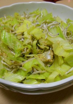 キャベツとしらすの胡麻ポン酢-レシピのメイン写真