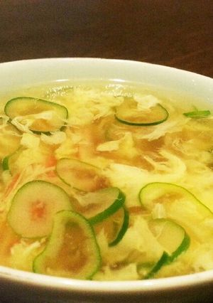 子供に人気☆簡単！カニカマ玉スープ☆-レシピのメイン写真