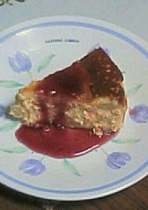 混ぜて焼くだけ！ベイクドチーズケーキ-レシピのメイン写真