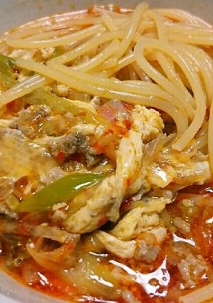 パスタで作る簡単担々麺(タンタンパスタ)-レシピのメイン写真