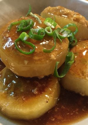 大根丸ごと！和風大根ハンバーグ♡-レシピのメイン写真