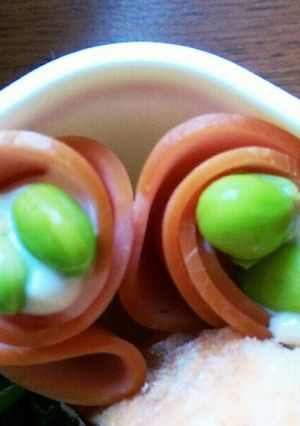 お弁当の彩りに最高!!枝豆マヨカップ☆-レシピのメイン写真