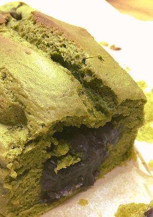 ひな祭りに！抹茶とあんこのパウンドケーキ-レシピのメイン写真