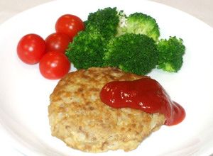 大豆水煮のハンバーグ♪大豆・挽肉・おかず-レシピのメイン写真