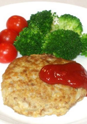 大豆水煮のハンバーグ♪大豆・挽肉・おかず-レシピのメイン写真