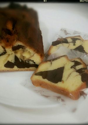 マーブルパウンドケーキ-レシピのメイン写真