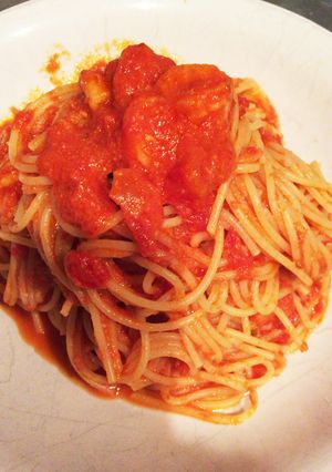 トマトと小海老のパスタ-レシピのメイン写真