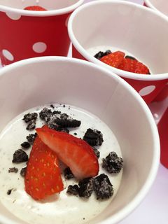 カップdeオレオ★レアチーズケーキ-レシピのメイン写真