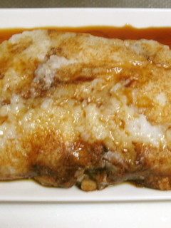 鶏皮と山芋の鉄板焼き-レシピのメイン写真