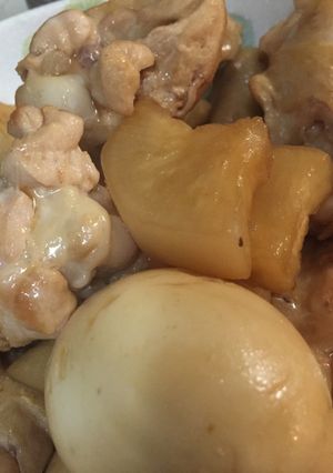 フライパンで！とり手羽と大根の煮物-レシピのメイン写真