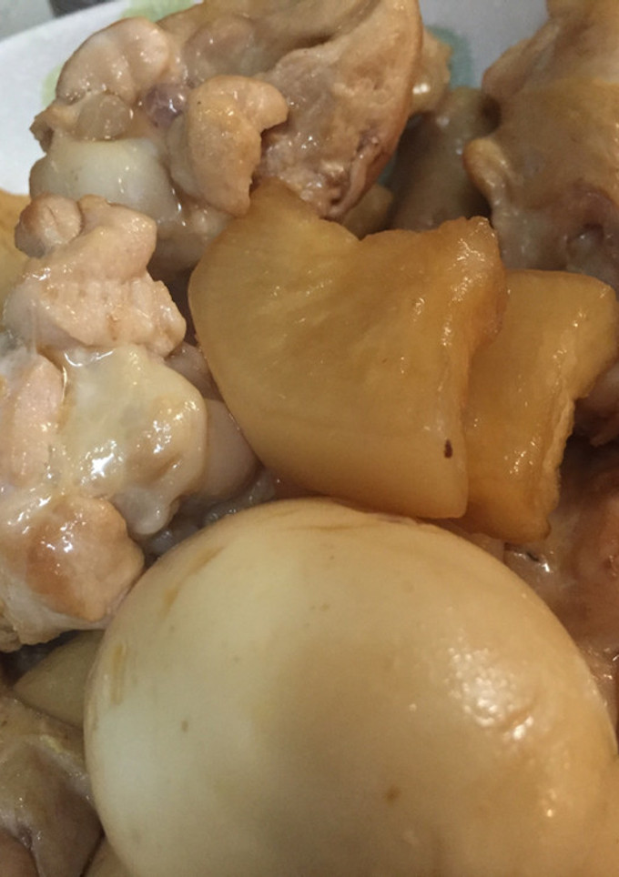 フライパンで！とり手羽と大根の煮物-レシピのメイン写真