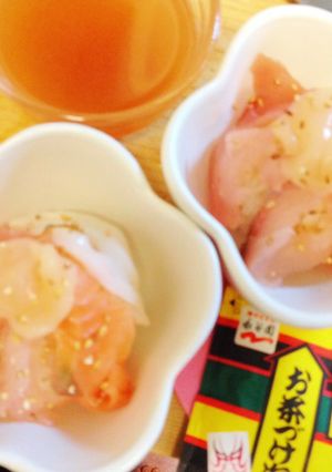 手毬サイズ♪5種のお刺身だし茶漬け♡-レシピのメイン写真