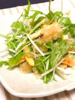簡単☆大根おろしと水菜のサラダ-レシピのメイン写真