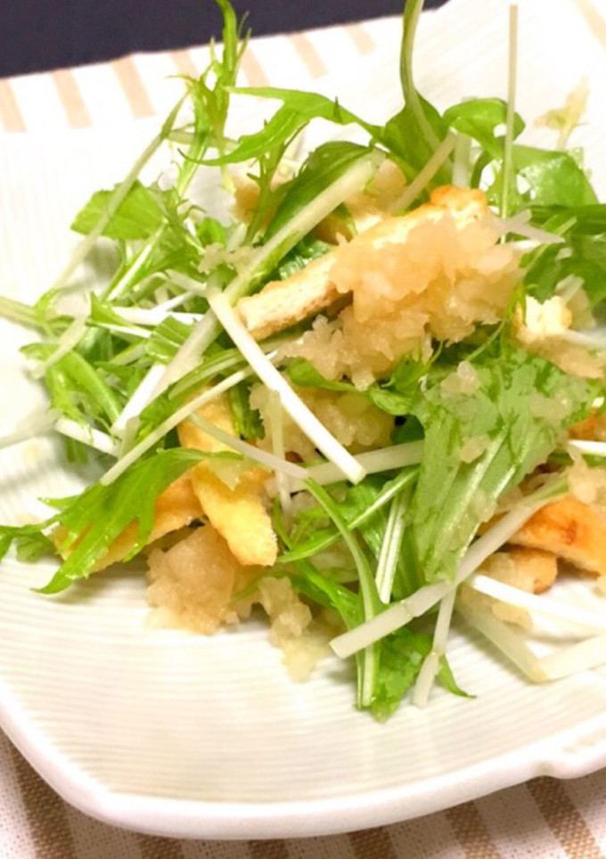 簡単☆大根おろしと水菜のサラダ-レシピのメイン写真