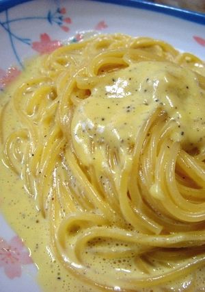 ＊パスタ★ノンオイルなカルボナーラ-レシピのメイン写真