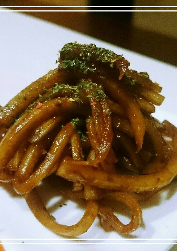 大根の皮の味噌炒め：ちょこっと野菜おかず-レシピのメイン写真