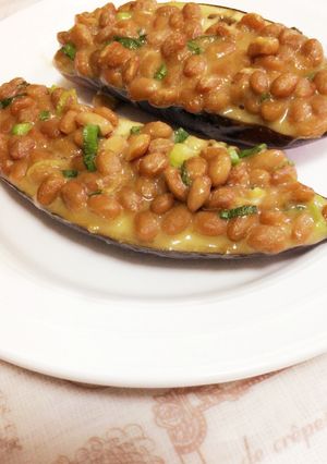 ナスの納豆田楽風-レシピのメイン写真