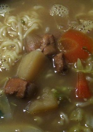 昨日のカレーでカレーヌードル♪-レシピのメイン写真