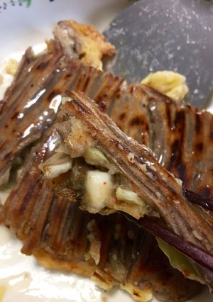 豚バラお好み焼きそば(日本蕎麦)-レシピのメイン写真