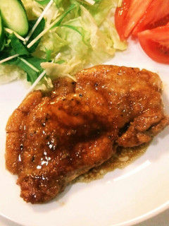 ⭐簡単豚ロース肉赤ワイン醤油ソテー⭐-レシピのメイン写真