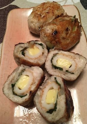 ちくわとチーズ入り鶏つくね-レシピのメイン写真