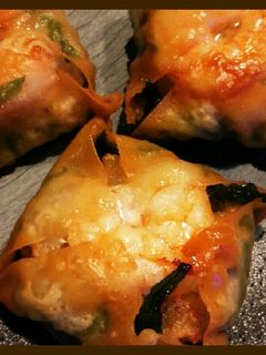 海老と蓮根のワンタン揚げ-レシピのメイン写真