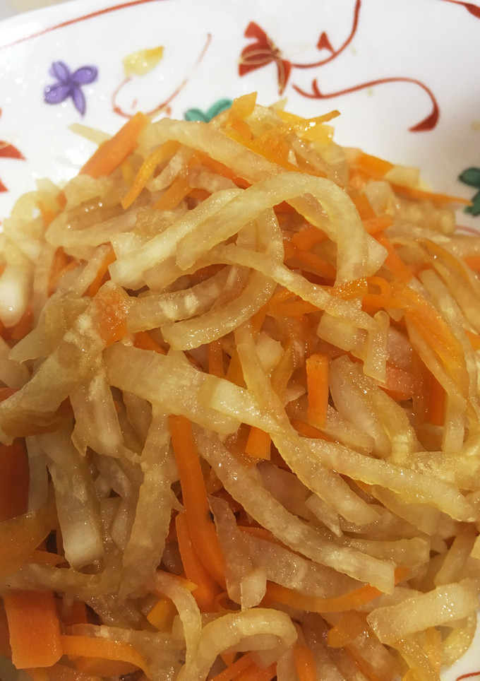 大根とにんじんの炒め物-レシピのメイン写真