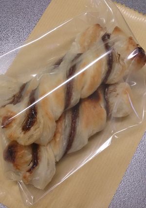 材料２つだけ！巻きぎみチョコパイ☆-レシピのメイン写真