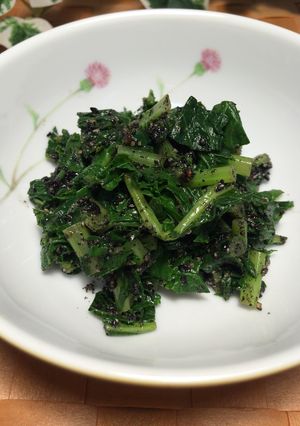 大根の葉の胡麻和え♡いつも同じ味に♡-レシピのメイン写真