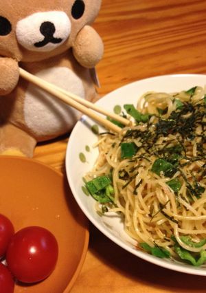 ぱりぱりピーマンのパスタ-レシピのメイン写真